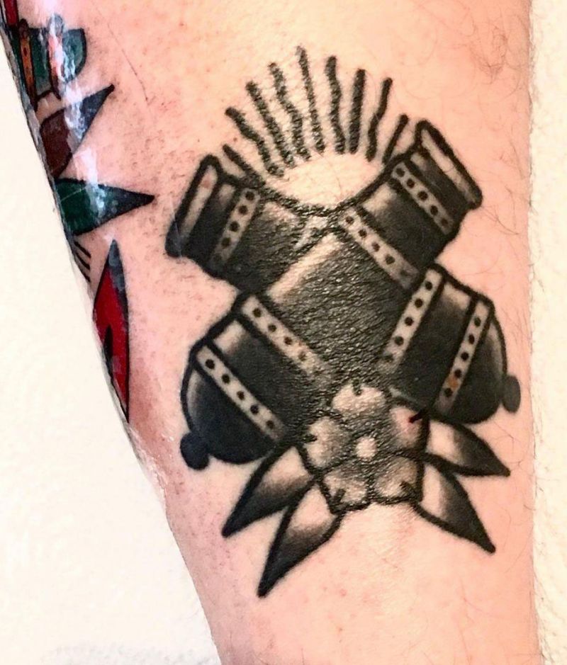 30 Great Cannon Tattoos You Can Copy