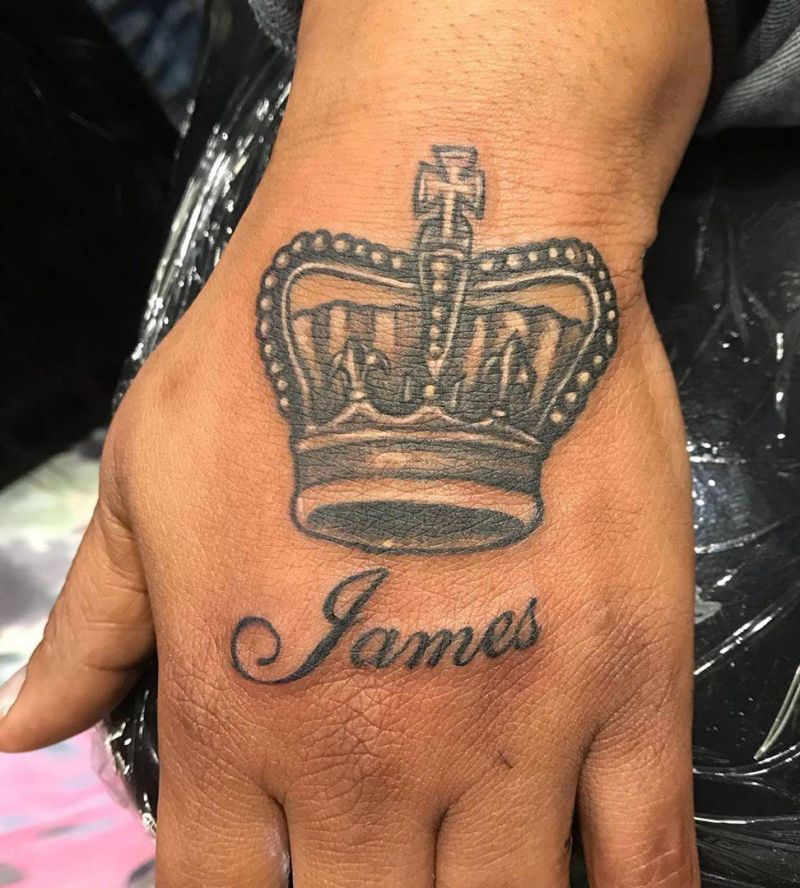 30 Pretty Crown Tattoos You Will Love