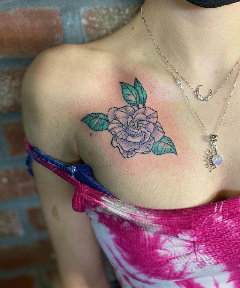 30 Unique Gardenia Tattoos You Must Love