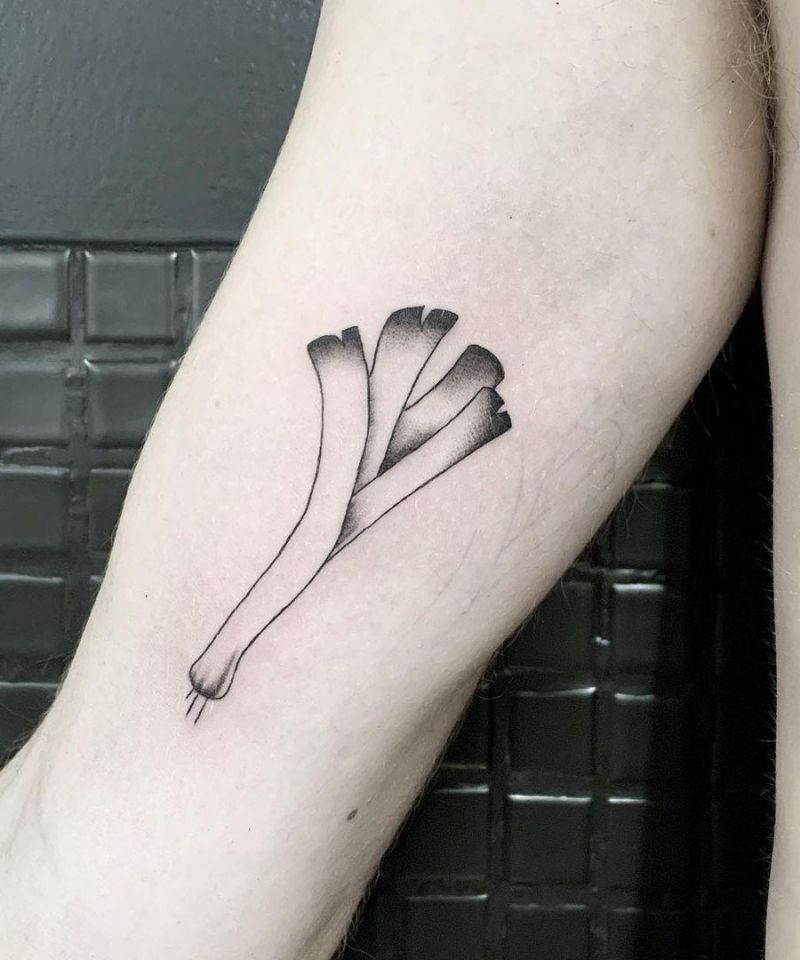 30 Unique Leek Tattoos You Can Copy