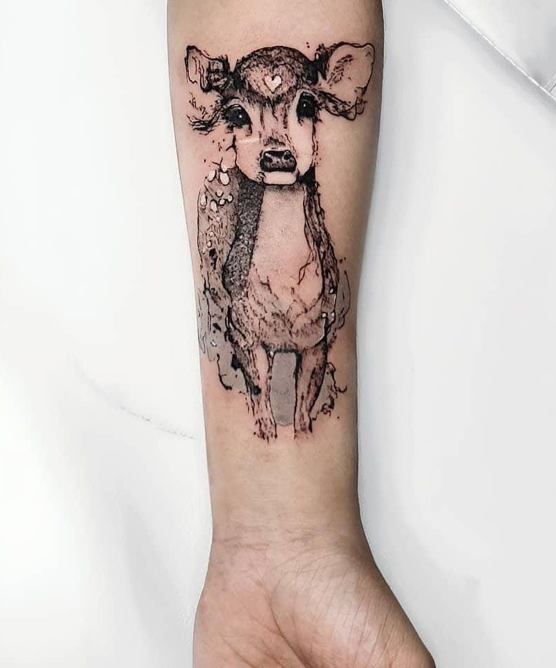 30 Unique Roe Deer Tattoos For Your Inspiration