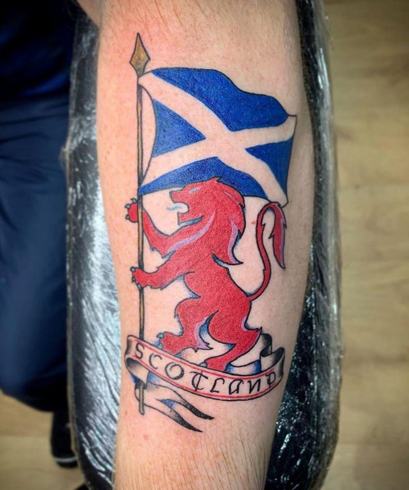 26 Pretty Saltire Tattoos You Can Copy