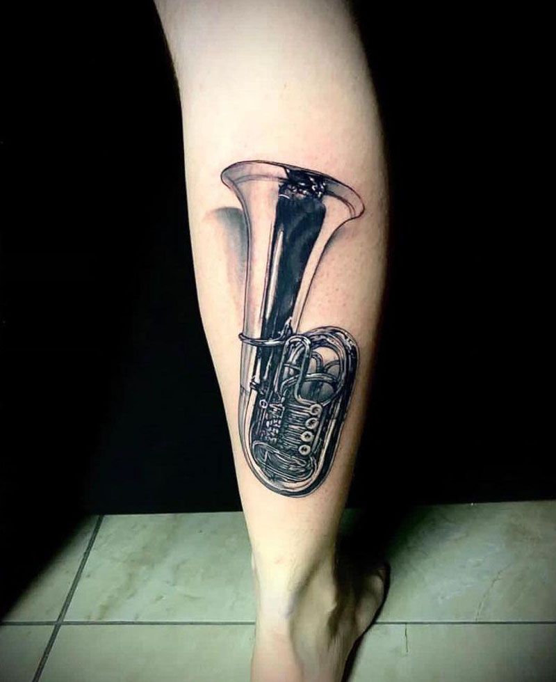 28 Pretty Tuba Tattoos You Can Copy