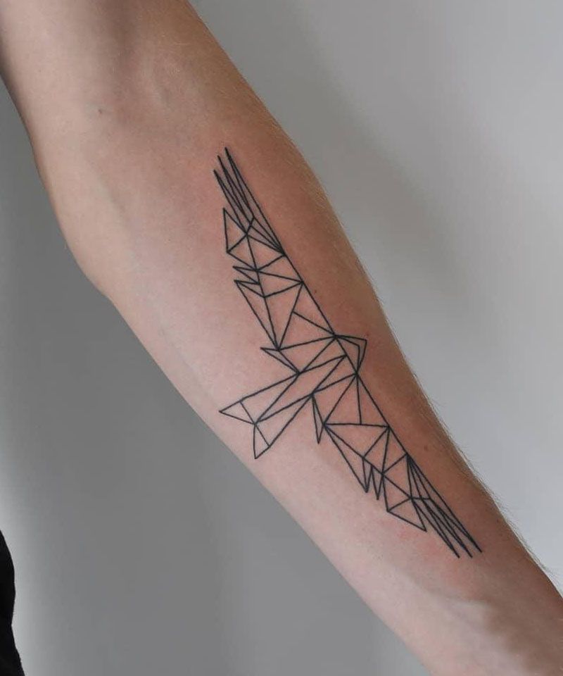 30 Unique Geometric Bird Tattoos You Can Copy