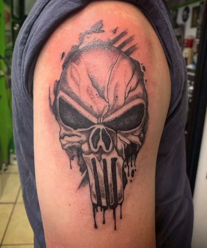 30 Unique Punisher Tattoos to Inspire You