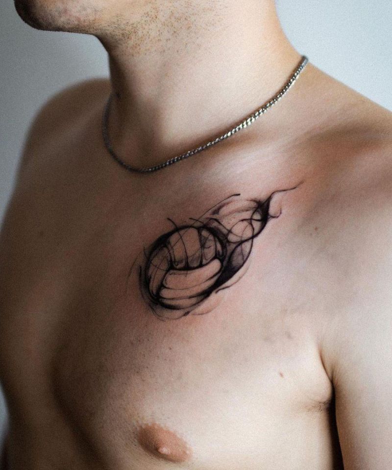 30 Pretty Volleyball Tattoos You Will Love