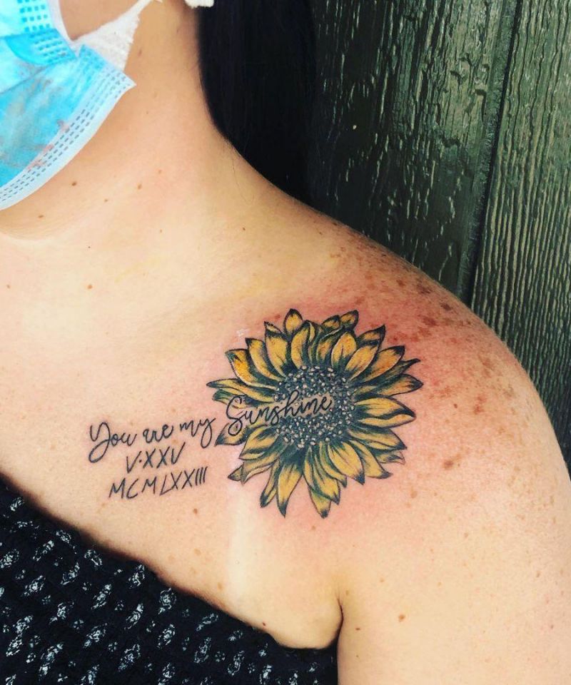 30 Pretty You Are My Sunshine Tattoos to Inspire You