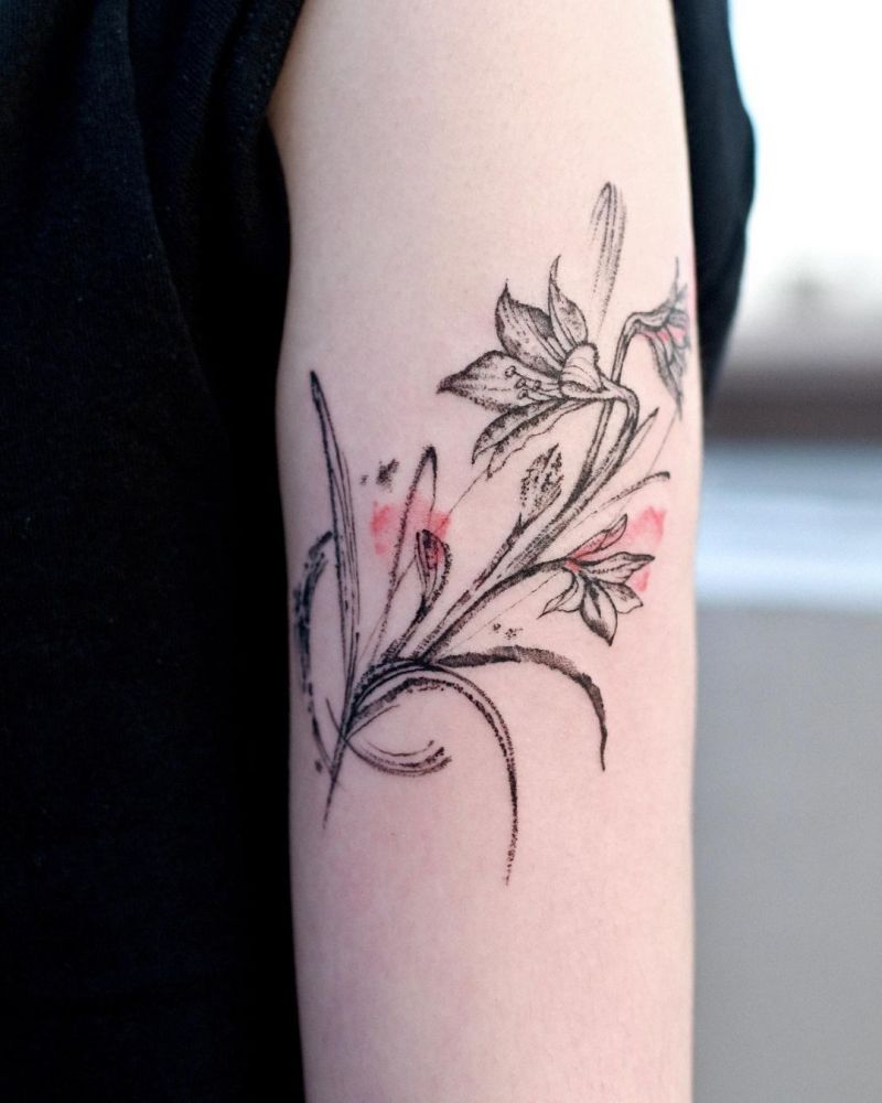 30 Pretty Amaryllis Tattoos You Will Love