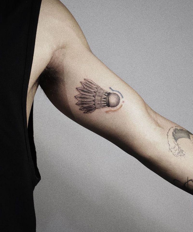 30 Pretty Badminton Tattoos You Will Love