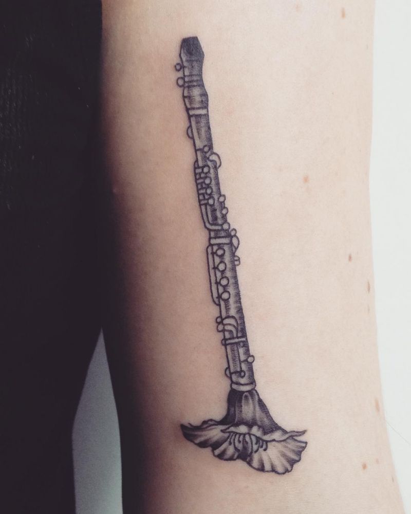 30 Unique Clarinet Tattoos You Must Love