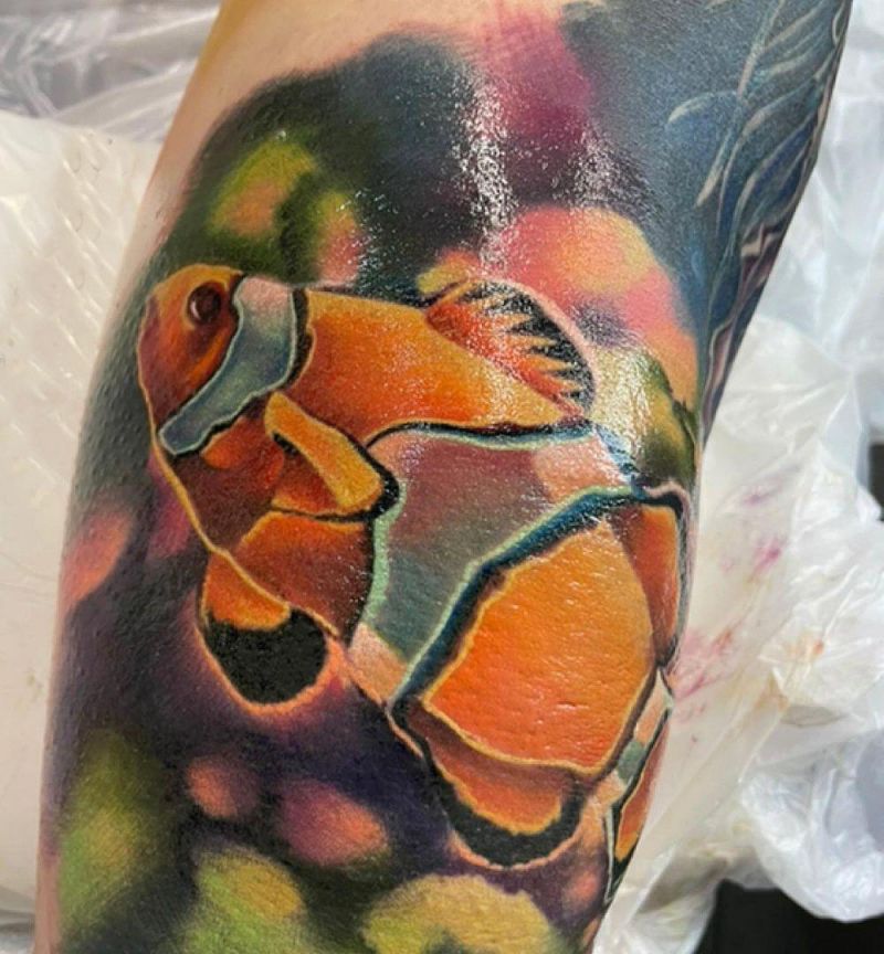 30 Cute Clownfish Tattoos You Must Love