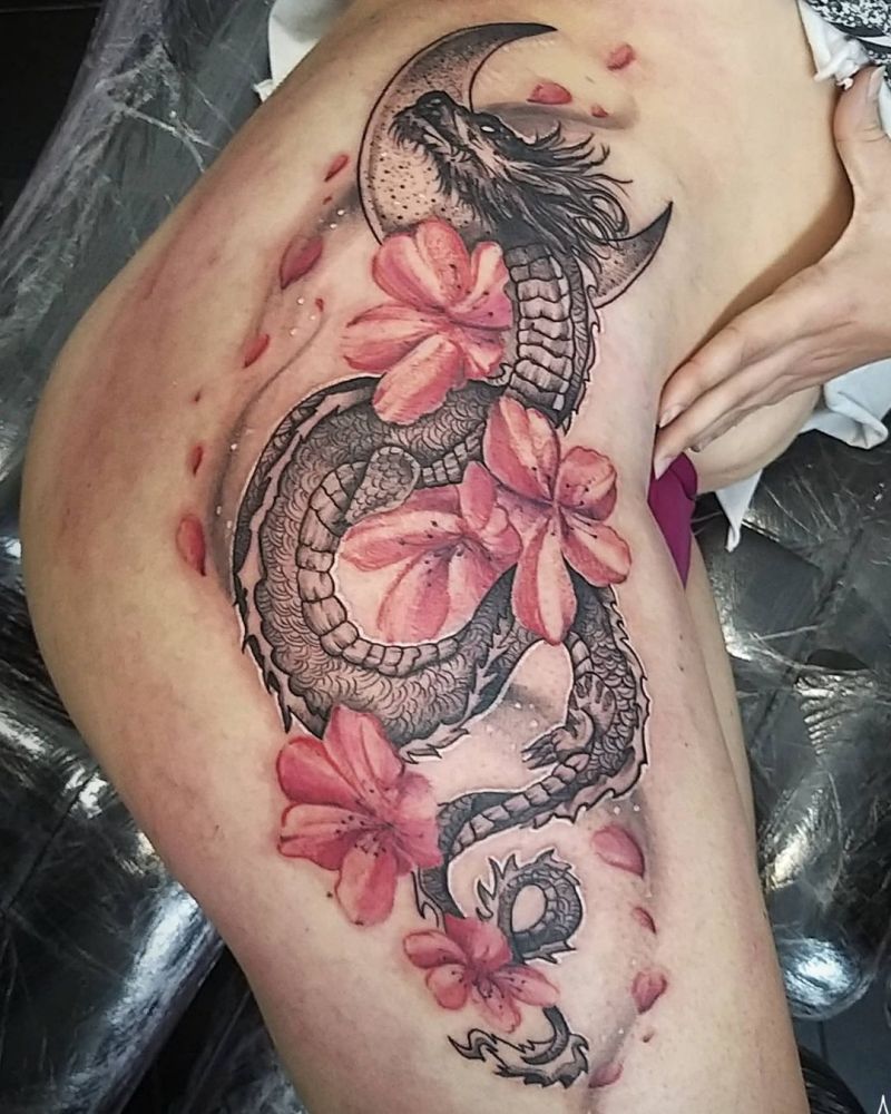 30 Pretty Dragon Tattoos You Must Love