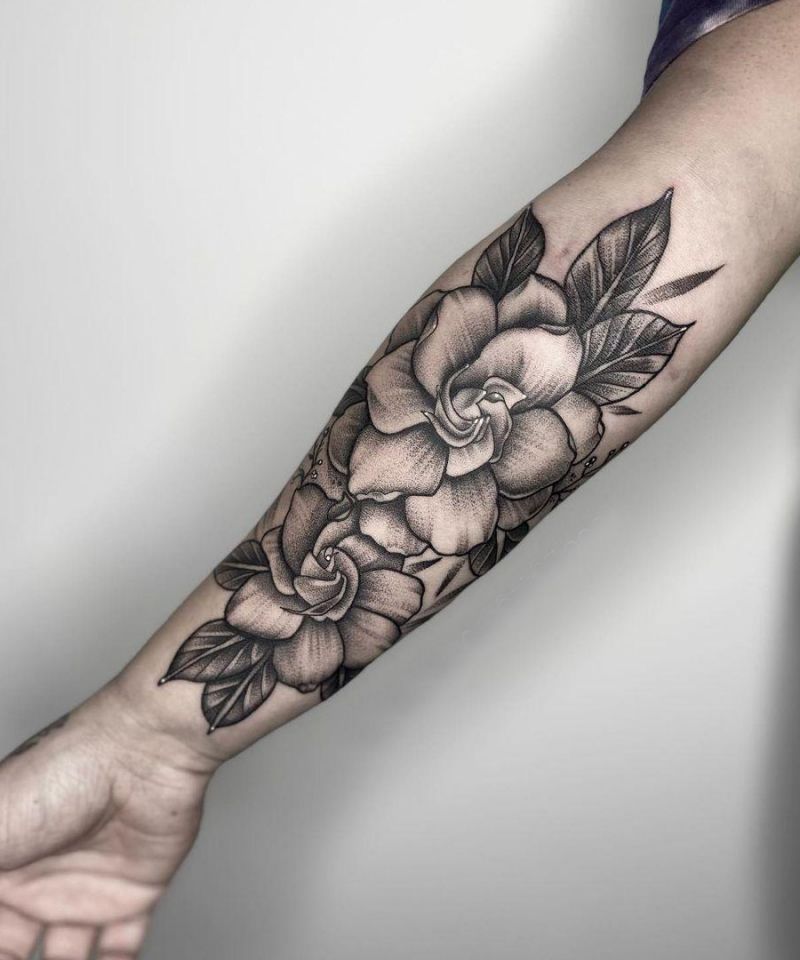 30 Unique Gardenia Tattoos You Must Love