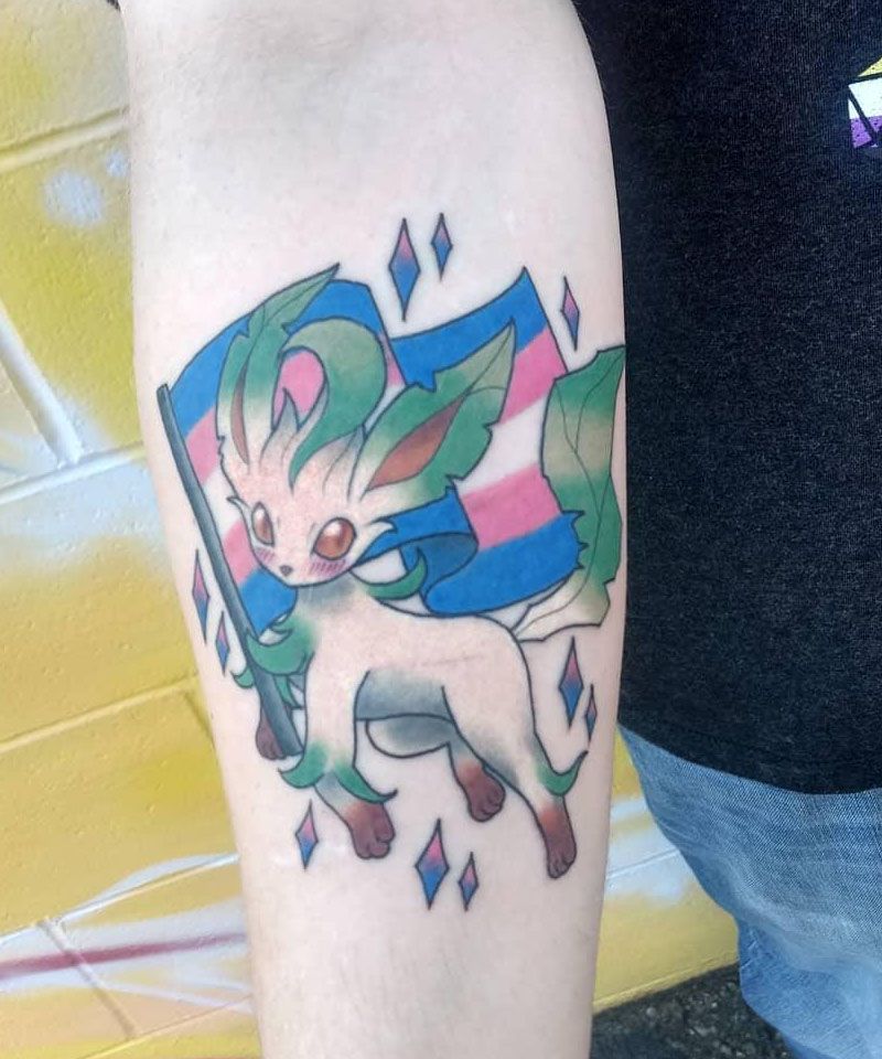 30 Cute Leafeon Tattoos You Must Try