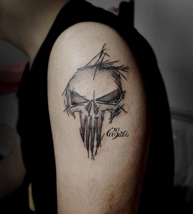 30 Unique Punisher Tattoos to Inspire You