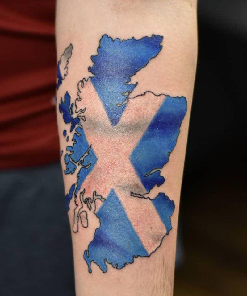 26 Pretty Saltire Tattoos You Can Copy