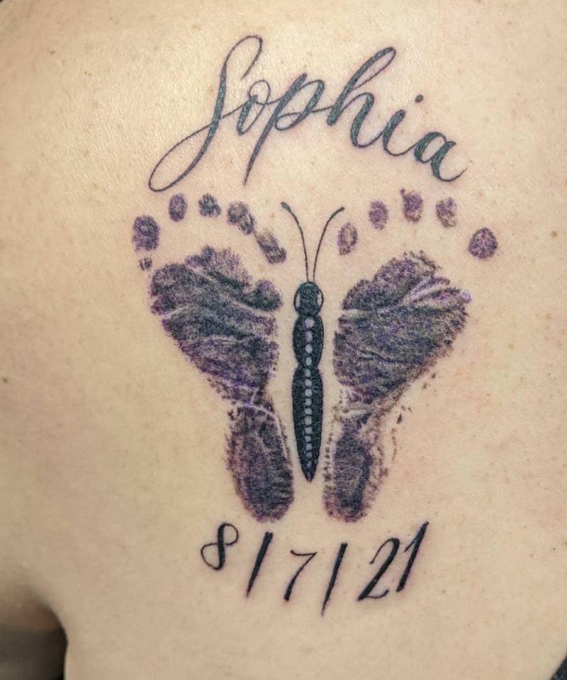 5 Unique Butterfly Footprint Tattoos to Inspire You