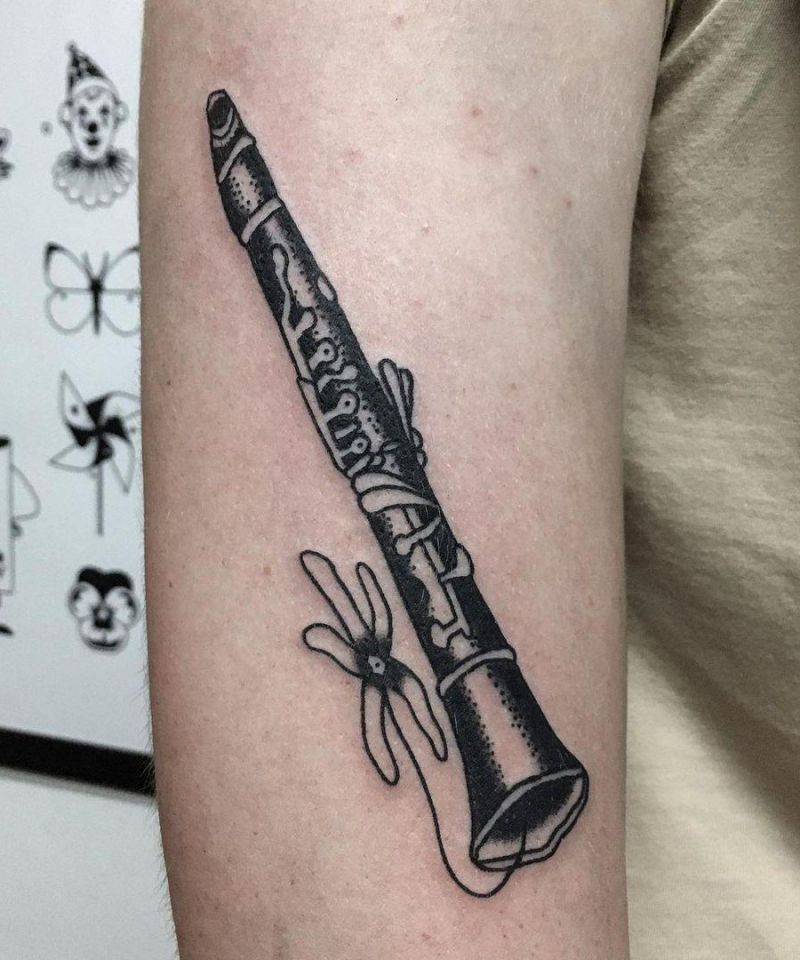 30 Unique Clarinet Tattoos You Must Love