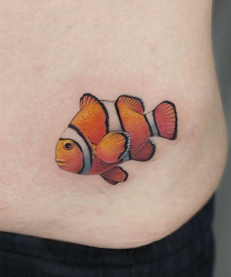 30 Cute Clownfish Tattoos You Must Love