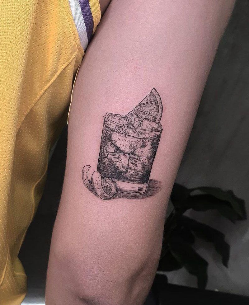 30 Pretty Cocktail Tattoos You Can Copy