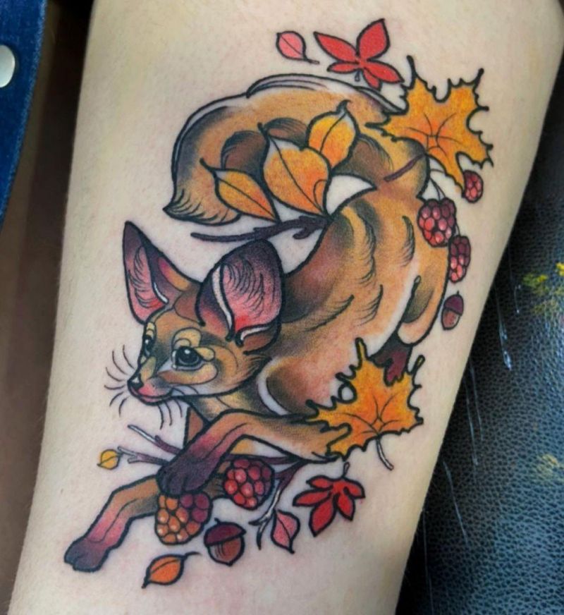 30 Pretty Fennec Fox Tattoos You Must Try