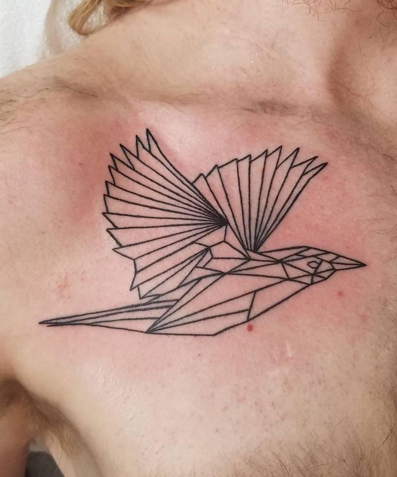 30 Unique Geometric Bird Tattoos You Can Copy