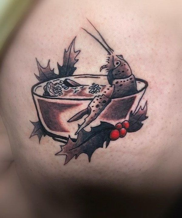 30 Pretty Holly Tattoos You Will Love