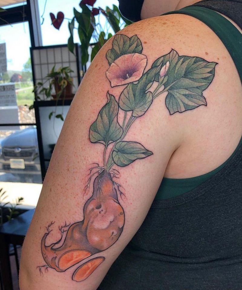 12 Unique Sweet Potato Tattoos You Will Love