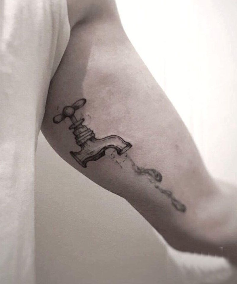 Unique Water Tap Tattoos You Will Love