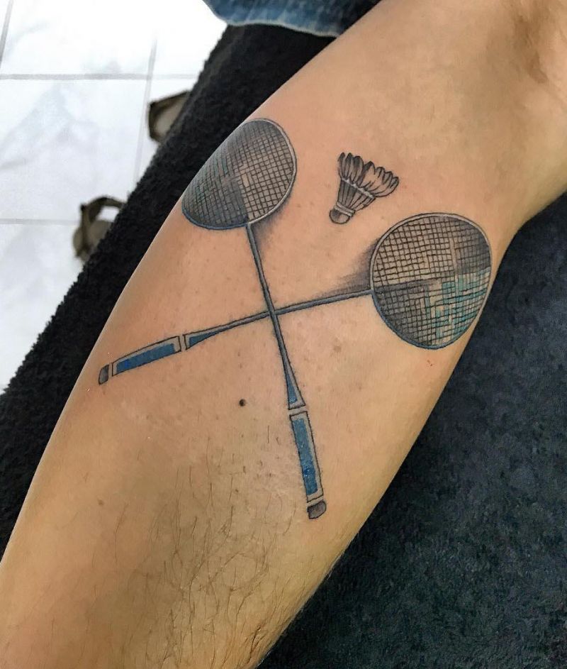 30 Pretty Badminton Tattoos You Will Love