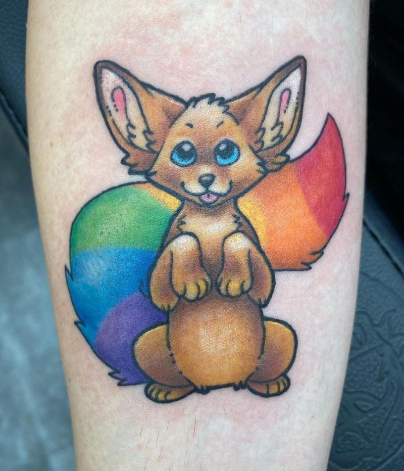 30 Pretty Fennec Fox Tattoos You Must Try