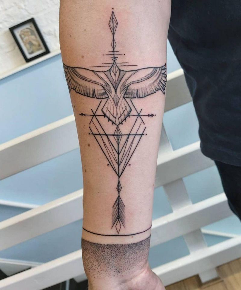 30 Unique Geometric Bird Tattoos You Can Copy