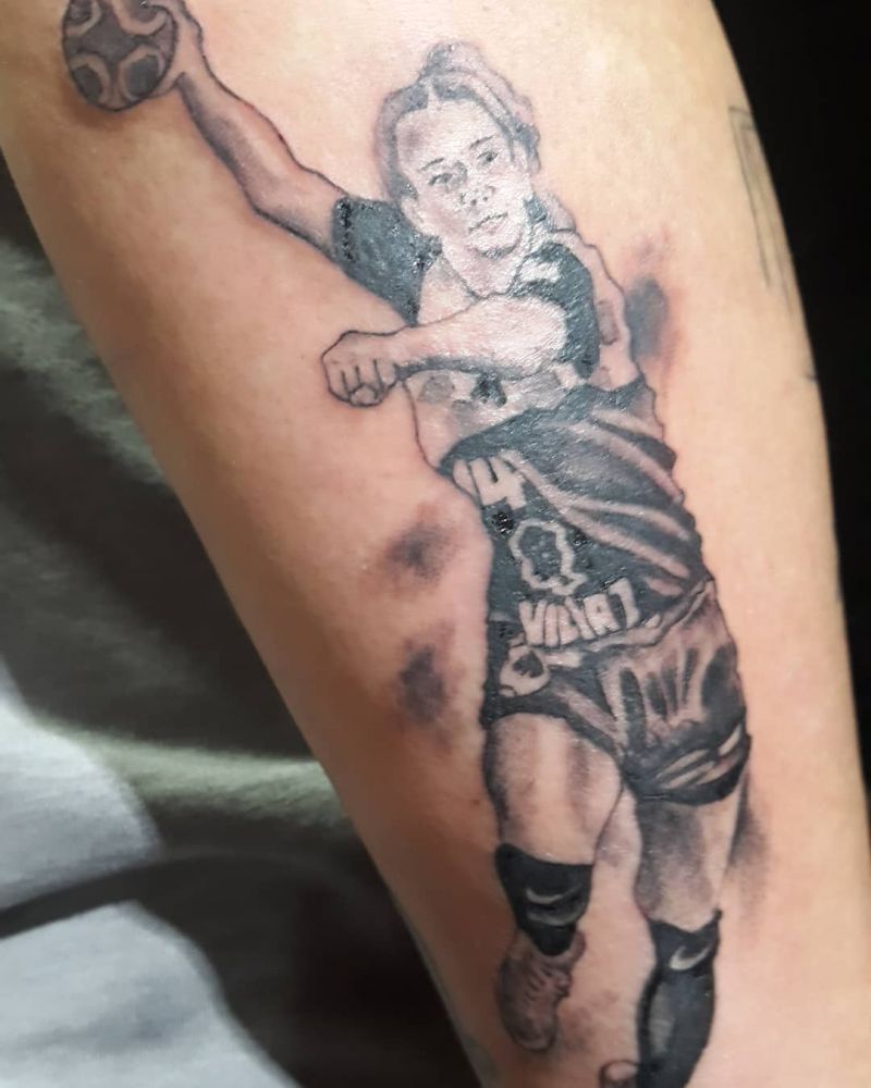 30 Unique Handball Tattoos You Must Love