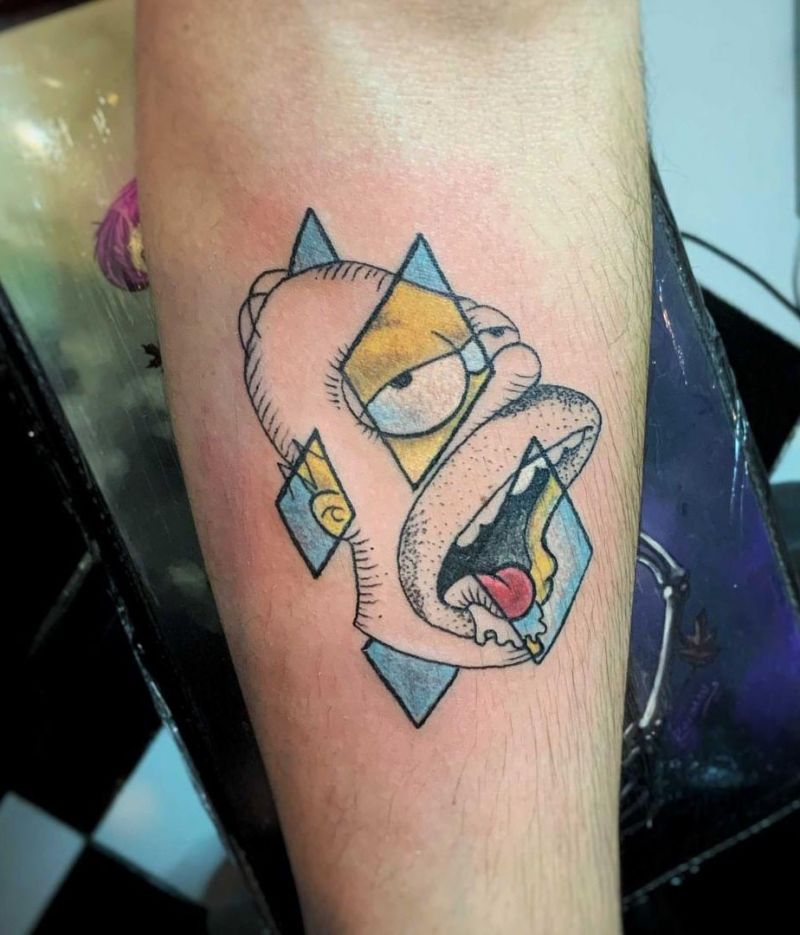 30 Unique Homer Simpson Tattoos You Must Try