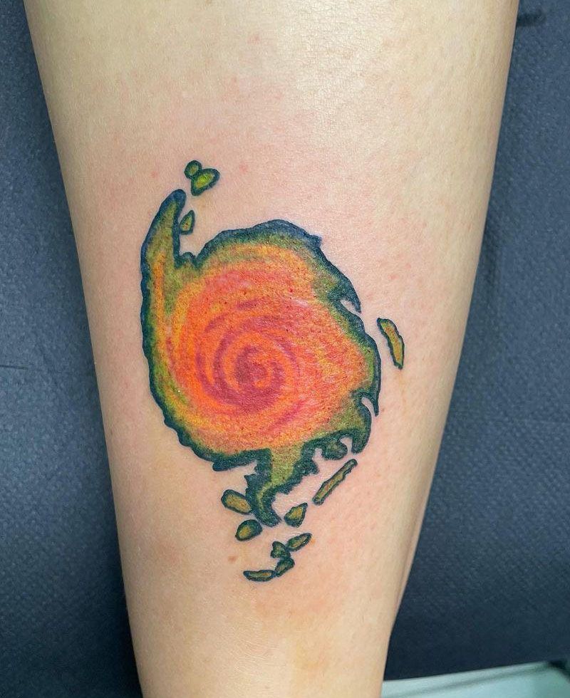 30 Gorgeous Hurricane Tattoos You Must Love