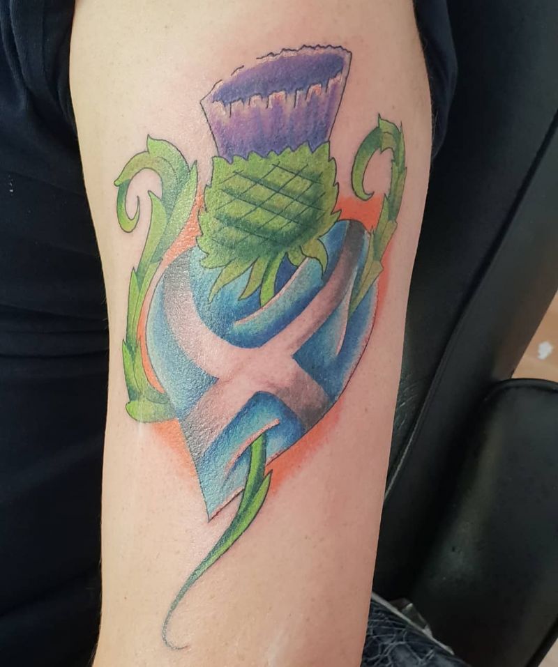 26 Pretty Saltire Tattoos You Can Copy