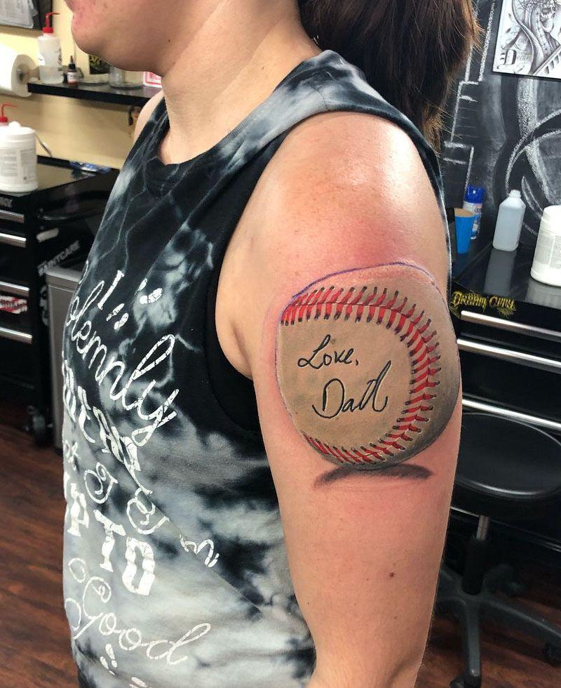 30 Great Softball Tattoos You Will Love