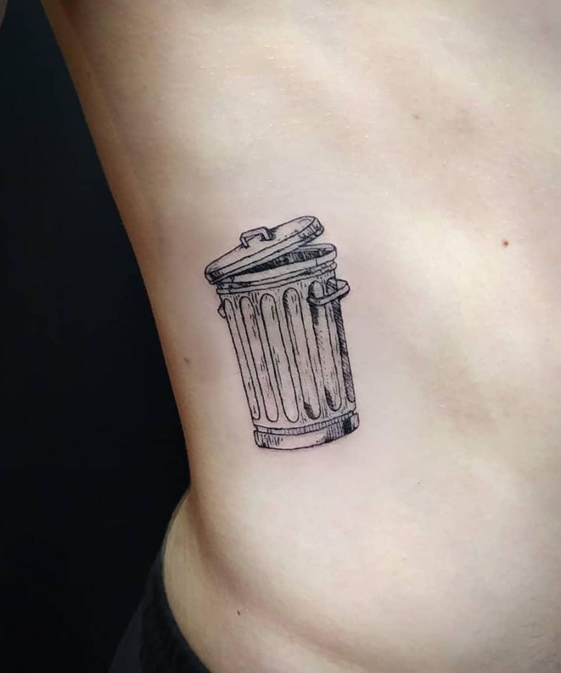 30 Unique Trash Can Tattoos You Must Love