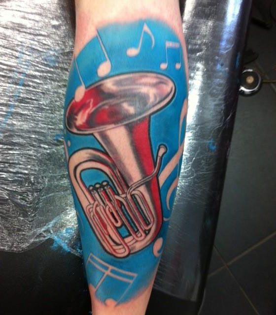 28 Pretty Tuba Tattoos You Can Copy