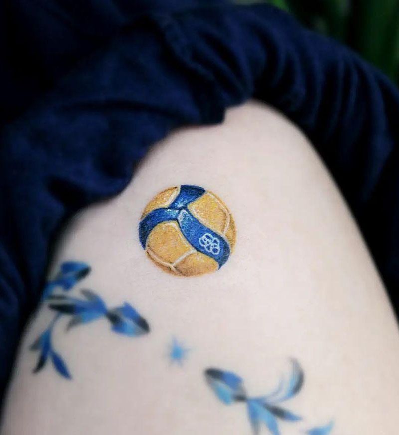 30 Pretty Volleyball Tattoos You Will Love