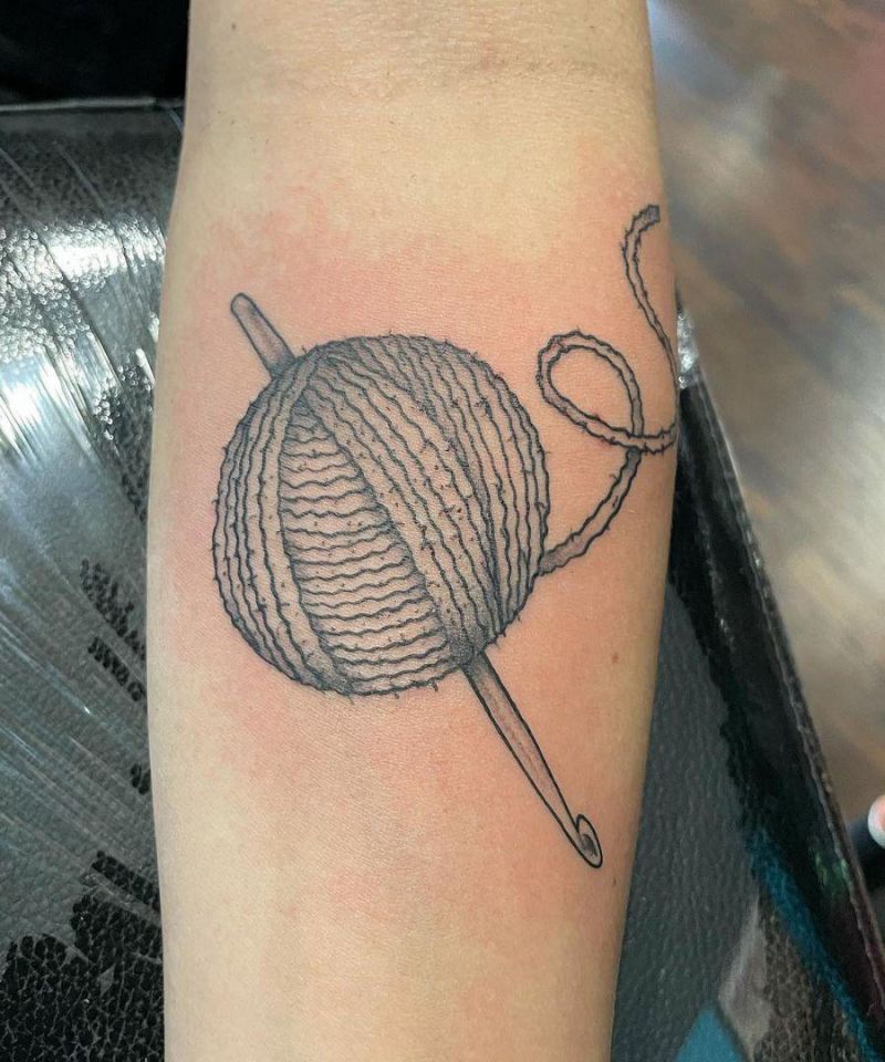 30 Pretty Yarn Tattoos You Can Copy