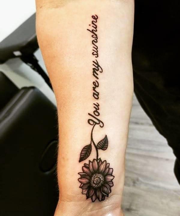 30 Pretty You Are My Sunshine Tattoos to Inspire You