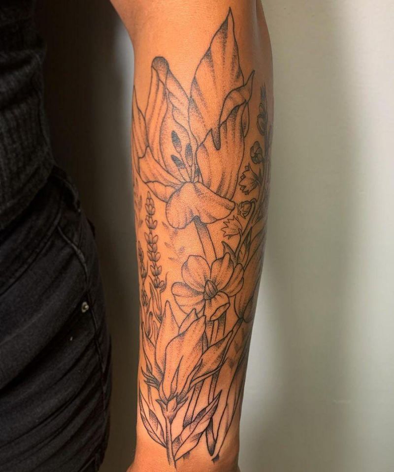 30 Pretty Amaryllis Tattoos You Will Love