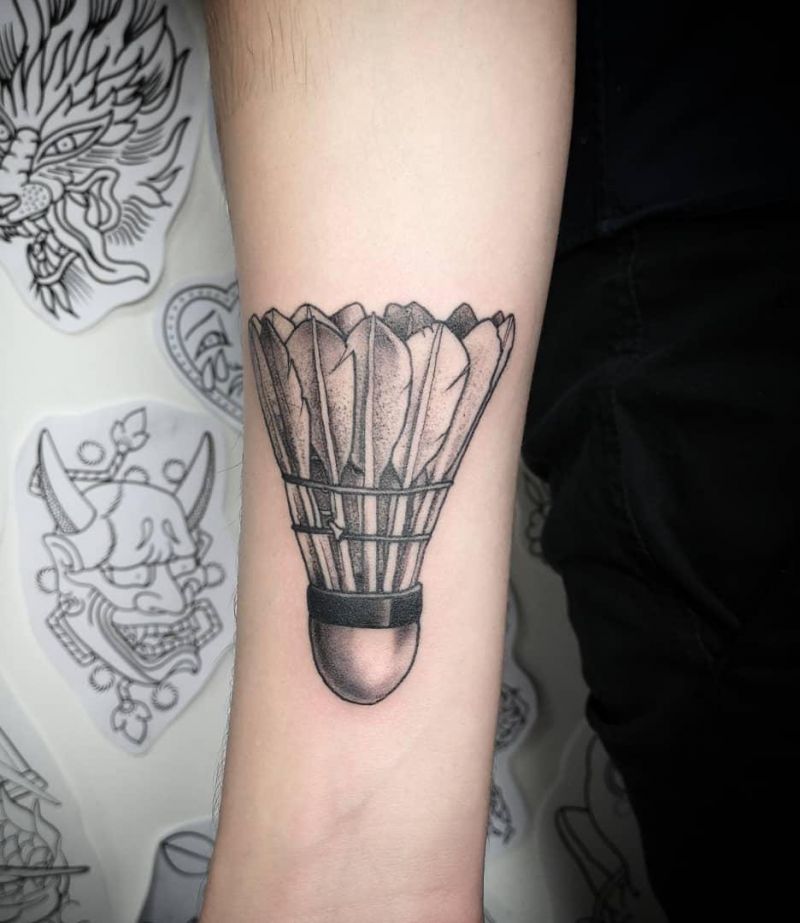 30 Pretty Badminton Tattoos You Will Love