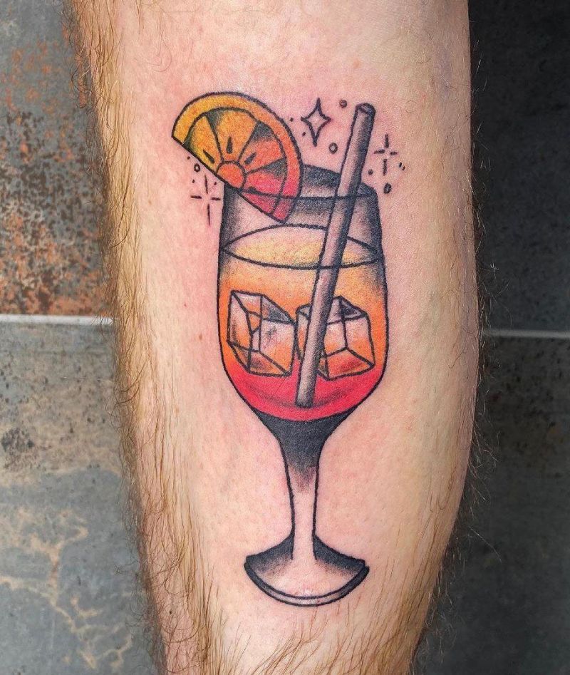 30 Pretty Cocktail Tattoos You Can Copy