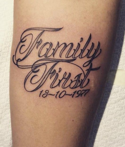 30 Pretty Family First Tattoos You Will Love