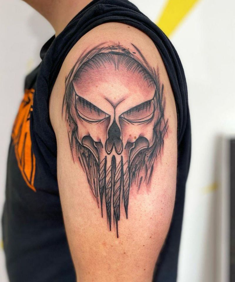 30 Unique Punisher Tattoos to Inspire You