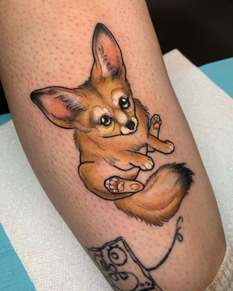 30 Pretty Fennec Fox Tattoos You Must Try