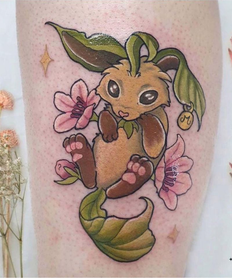 30 Cute Leafeon Tattoos You Must Try