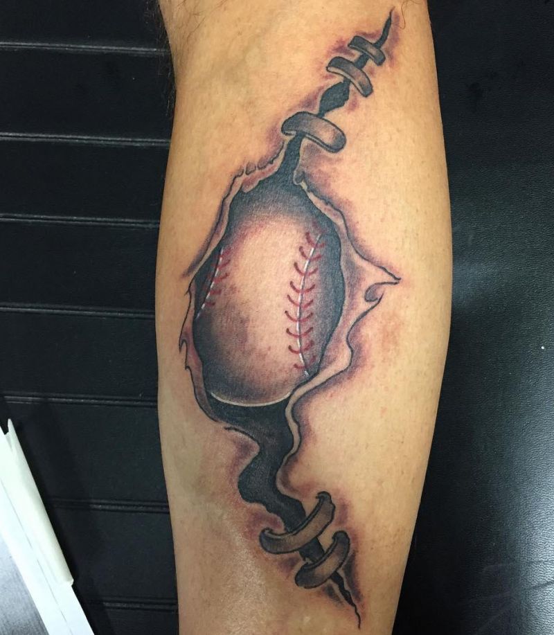 30 Great Softball Tattoos You Will Love